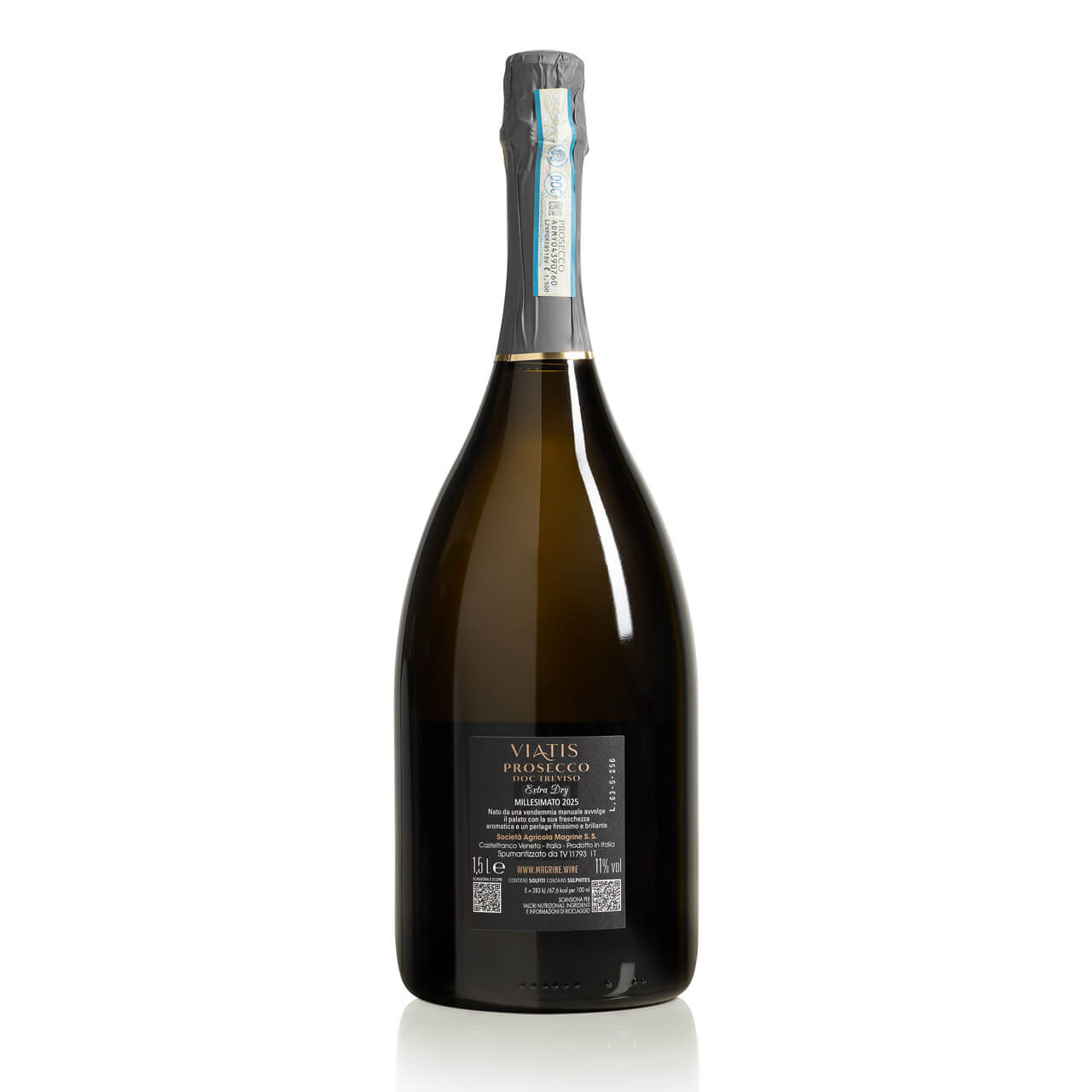 magnum magrine viatis extra dry prosecco doc Millesimato